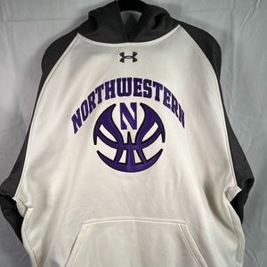 Official Northwestern Basketball Under Armour Hoodie; 2XL; Never Worn